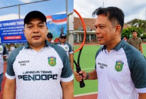 Bupati Tebo Buka Turnamen Tenis HUT RI ke-81, HUT Bhayangkara ke-80 dan Anniversary SSTC