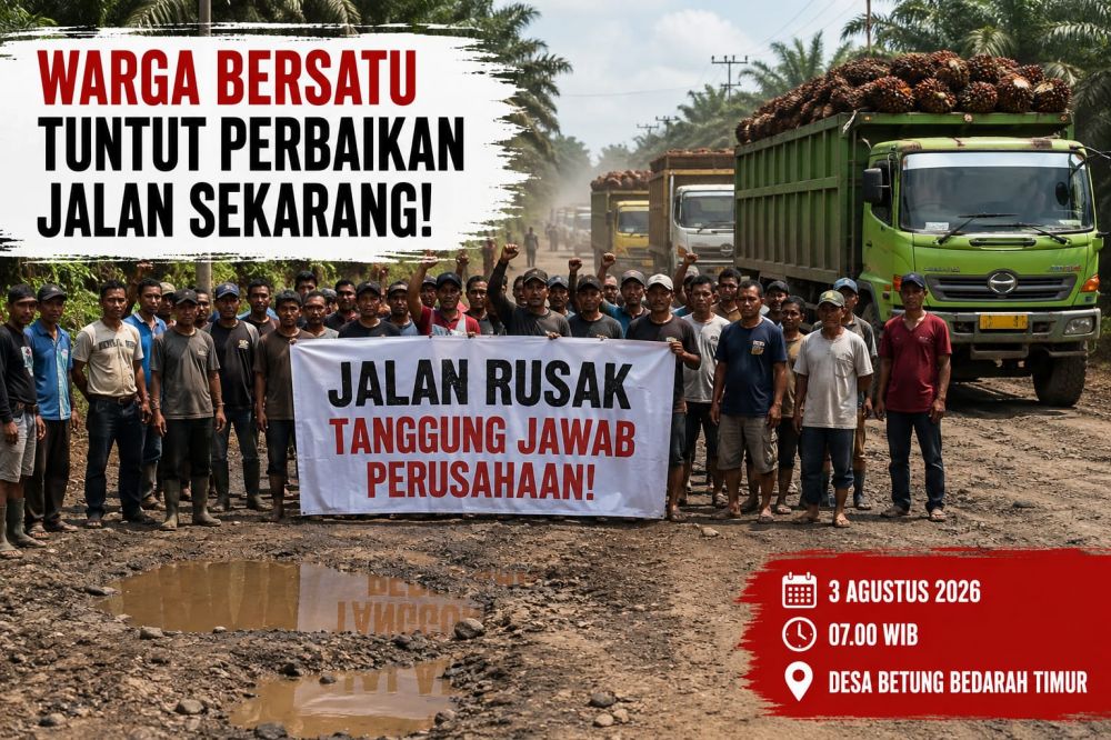 Besok Tiga Desa Bergerak, Perusahaan Pengguna Jalan Betung- Pintas Diultimatum!