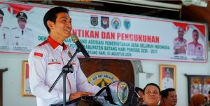 Pengurus APDESI Merah Putih Batanghari Dilantik, Fadhil Tekankan Integritas