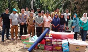 Rumah 5 KK Ludes Terbakar, Pemkab Tebo Salurkan Bantuan ke Korban