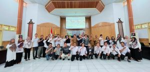 Camat Tanah Sepenggal Lintas Hadiri Sosialisasi Penyaluran Bantuan Pangan Beras di Muara Bungo