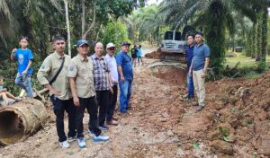 Warga Rejo Sari Lega Box Culvert Mulai Dibangun, Harap Jalan Tak Lagi Rusak Saat Hujan
