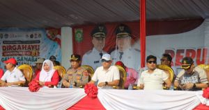 Pawai Carnaval Anak TK-PAUD Meriahkan HUT ke-81 RI di Bungo