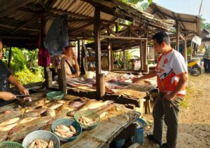 Di Sela Kesibukan, Anggota DPRD Jambi Mustaharudin Belanja Ikan Sungai di Buluran