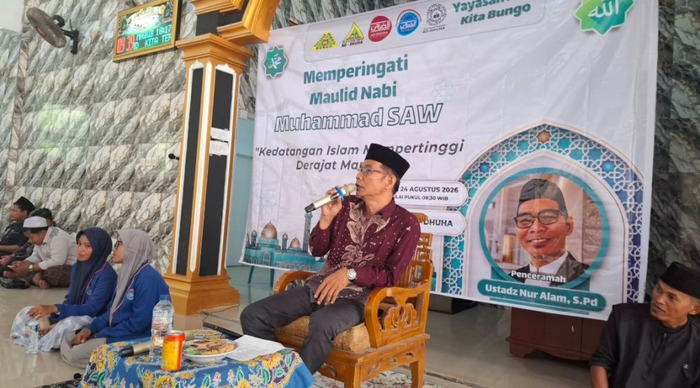 Maulid Nabi di Ponpes Addhuha, Tanamkan Keteladanan Rasulullah kepada Generasi Muda