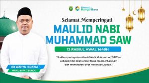 Wabup Bungo Tri Wahyu Hidayat Ajak Masyarakat Jadikan Maulid Nabi Momentum Meneladani Rasulullah