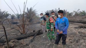 Babinsa dan Bhabinkamtibmas Cek Hotspot di Bungo-Tebo, Cegah Karhutla Meluas