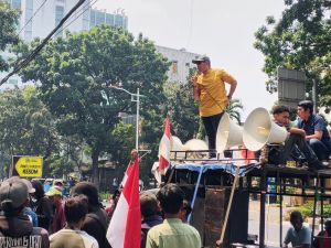 Demo ke Kementerian ESDM, Geram Desak RKAB PT BBMM Dibekukan dan Pasutri AE-NA Diperiksa
