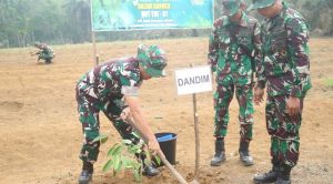 Dandim 0416/Bute Tanam Pohon di Tebo, Dorong Gerakan 1 Juta Pohon untuk Jaga Lingkungan