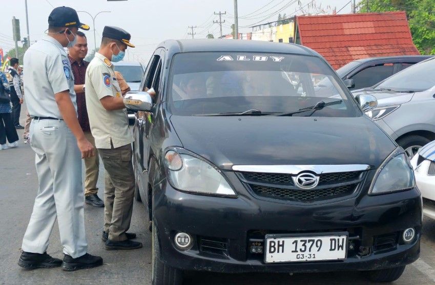 Hari Kedua, Tim Gabungan Bungo Kembali Tertibkan Kendaraan Bermotor