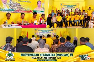 Khalis Mustiko Buka Muscam VI, Hananto Kembali Nahkodai Golkar Rimbo Ilir