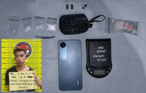 Polisi Tangkap Pemuda 21 Tahun di Bungo, 3,22 Gram Sabu Disita