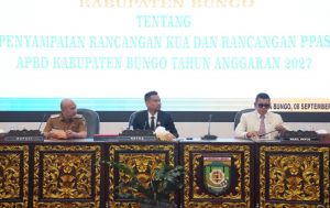 Pemkab Bungo Sampaikan KUA-PPAS APBD 2027, Tekanan Fiskal Capai Rp280 Miliar