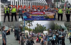 Peduli Kabut Asap, SMSI Kerinci-Sungai Penuh Bagikan 10 Ribu Masker Gratis
