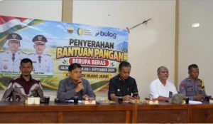 Wabup Muaro Jambi Launching Penyaluran Beras CPP, Bantu Ringankan Beban Masyarakat
