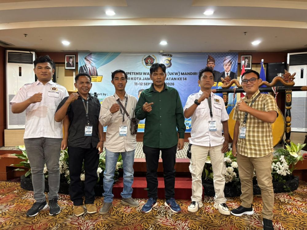 Wartawan Bidik Indonesia News Tebo Moncer di UKW, M. Halik Raih Nilai Tertinggi Kedua