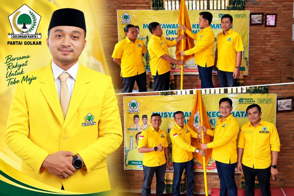 Aklamasi! Ismail AB dan Mus Mulyadi Kembali Nahkodai Golkar VII Koto Ilir dan VII Koto