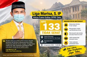Kualitas Udara Tebo Tidak Sehat, ISPU masih di angka 133, Warga Diminta Kurangi Aktivitas di Luar