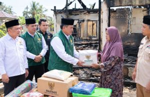 BAZNAS Tebo Salurkan Bantuan untuk Korban Kebakaran di Dua Wilayah