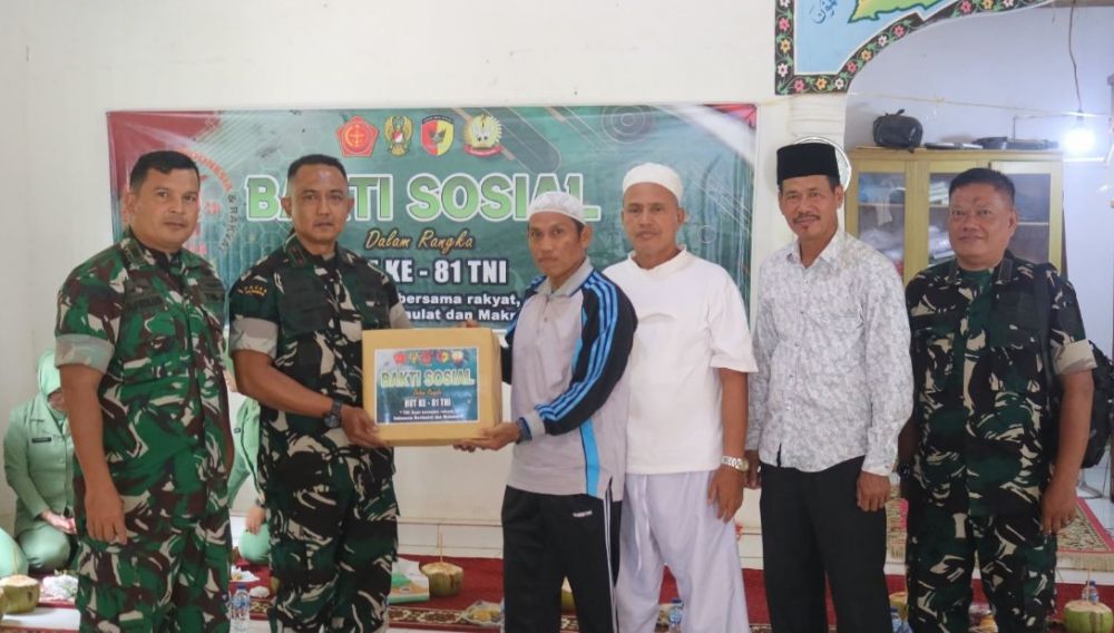 Kodim Bute Bagikan 200 Paket Sembako ke Panti Jompo dan Panti Asuhan