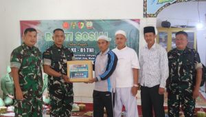 Kodim Bute Bagikan 200 Paket Sembako ke Panti Jompo dan Panti Asuhan