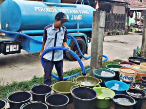 Air Bersih Tembus 1,5 Juta Liter, Tirta Mayang Kurangi Debit Distribusi 10 Persen