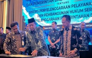 Pemkab Merangin Gandeng Kanwil Kemenkum Jambi Perkuat Pelayanan dan Pembangunan Hukum