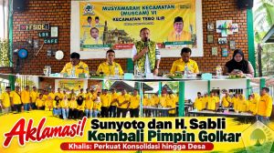 Khalis Mustiko Buka Muscam VI, Sunyoto dan H. Sabli Kembali Nahkodai Golkar