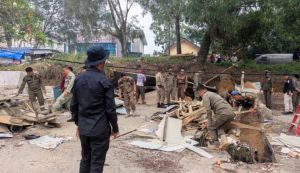 Pemkab Merangin Bongkar Kios PKL di Dua Titik, Ini Alasan dan Rencana Relokasi