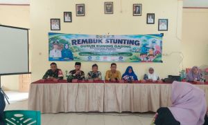 Desa Kuning Gading Gelar Rembuk Stunting, Babinsa Dorong Sinergi Cegah Stunting
