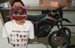 Polres Bungo Ungkap Dugaan Pencurian Motor, Pemuda 18 Tahun Diamankan