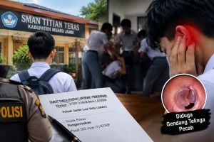 Gendang Telinga Diduga Pecah! Siswa SMAN Titian Teras Laporkan Senior ke Polisi