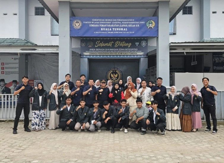 Mahasiswa An-Nadwah Kunjungi Lapas Kuala Tungkal, Lihat Langsung Pembinaan Warga Binaan