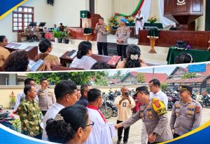 Minggu Kasih di Gereja HKBP, Kapolres Tebo Ajak Jemaat Jaga Toleransi dan Cegah Karhutla