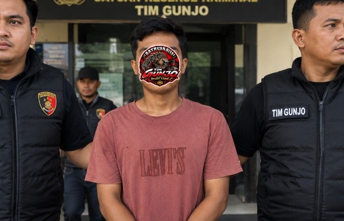 Tim Gunjo Polres Bungo Tangkap Pria 22 Tahun Terkait Dugaan Pencurian di Kafe