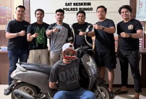 Polisi Tangkap Pria di Bungo, Diduga Curi Motor hingga Barang Berharga Senilai Rp16 Juta