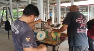 Disperindag Tebo Gelar Sidang Tera Ulang di Pasar Tanjung Bungur, 20 Timbangan Diperiksa