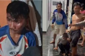 Terekam CCTV Saat Hendak Mencuri, Dua Warga Tabir Babak Belur Dihajar Massa