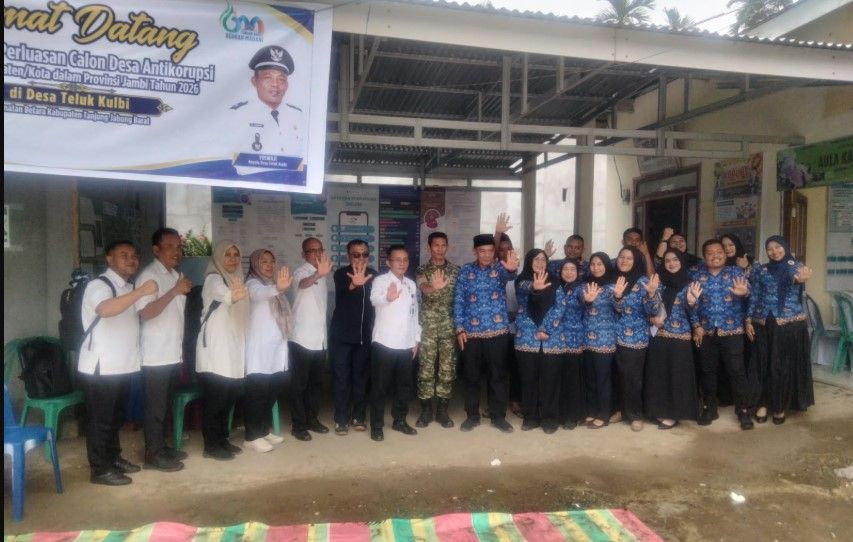 Desa Teluk Kulbi Jadi Wakil Tanjab Barat dalam Program Desa Antikorupsi 2026