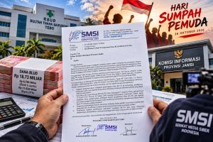 Momentum Sumpah Pemuda, SMSI Tebo Adukan Polemik Dana BLUD Rp18,73 Miliar ke Komisi Informasi Jambi